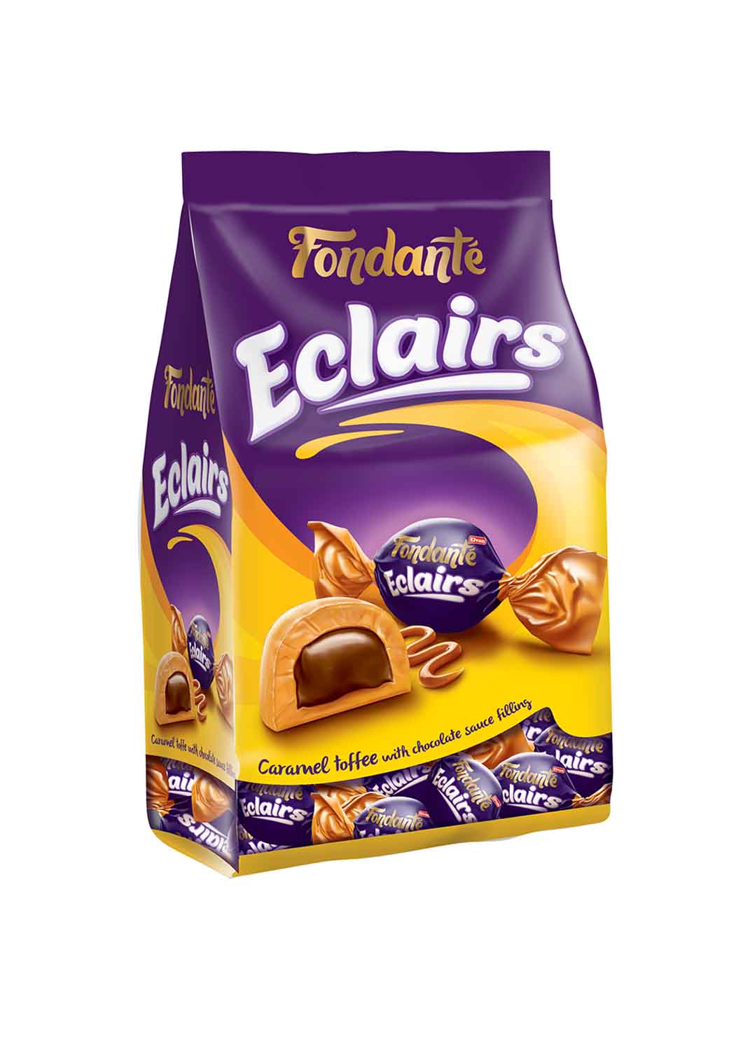 Elvan Fondante Eclairs Caramel Toffee Bag 1000g